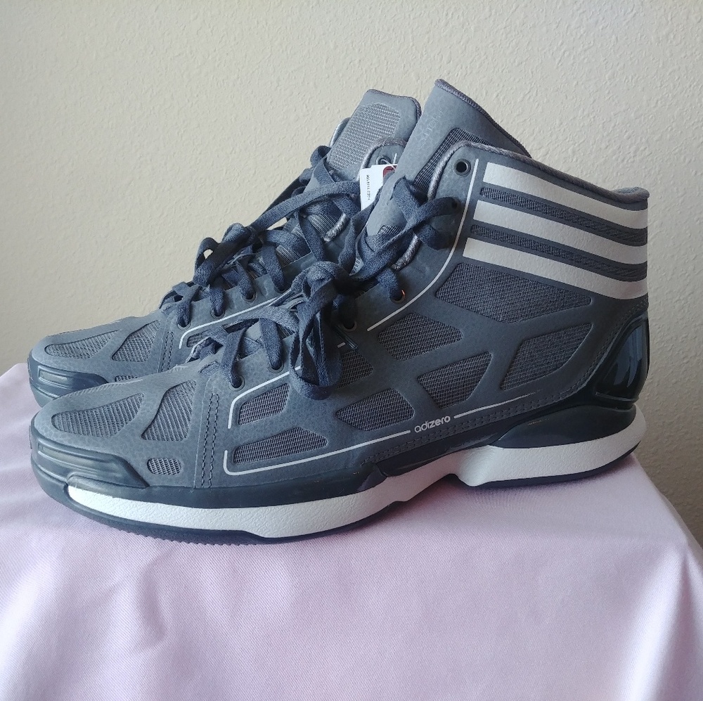 Adidas Adizero I Crazy Light Gray Basketball Mens